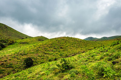 Scenic view of landscape against sky