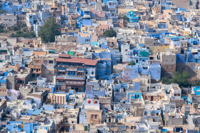 High angle view of a city