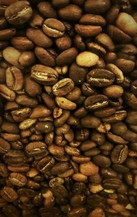 Full frame shot of coffee beans