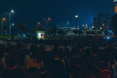 Protest scene hong kong 2019