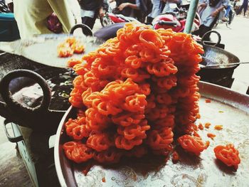 Close-up of flowers for sale in market