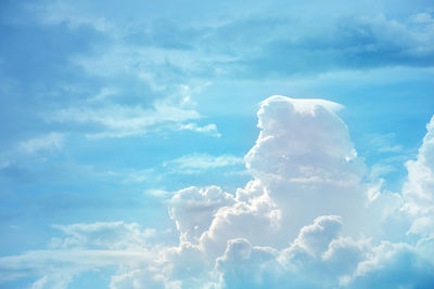 Low angle view of clouds in sky