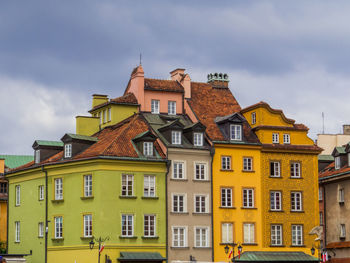 Buildings against sky