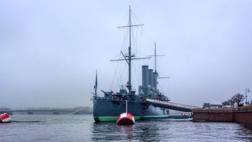 Boats in sea