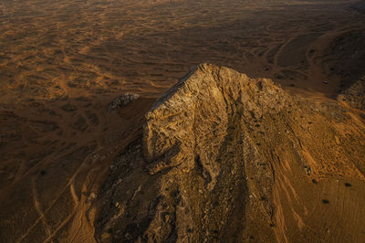 Scenic view of desert