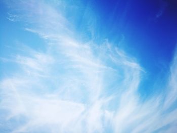 Low angle view of clouds in sky