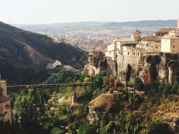 Panoramic view of historic building against sky