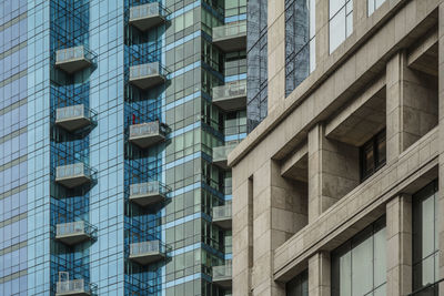 Low angle view of modern building