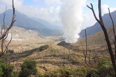 Scenic view of landscape against sky