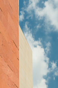 Low angle view of building against sky