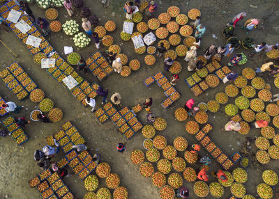 Village tomato market.