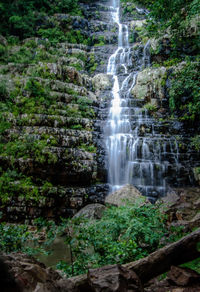 Waterfall in forest