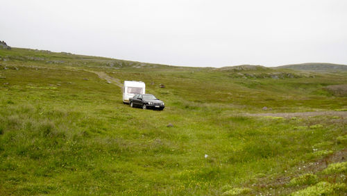 Vintage car on land