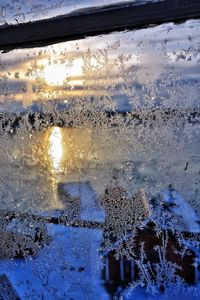 Close-up of water drops on white background