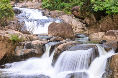 Nang rong waterfall, khao yai national park world heritage, thailand