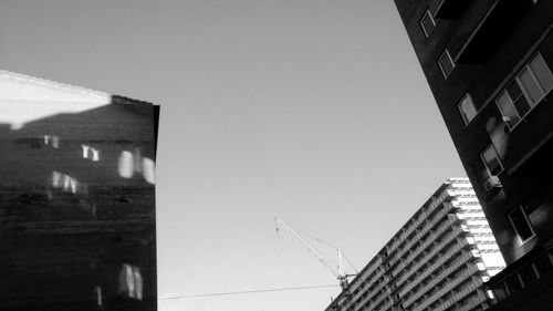 Low angle view of buildings against sky