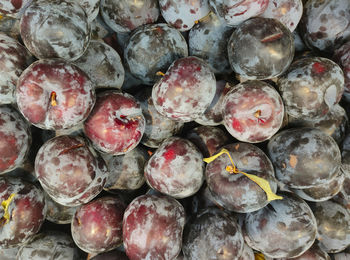 Full frame shot of blueberries