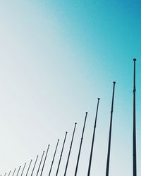 Low angle view of built structure against clear sky