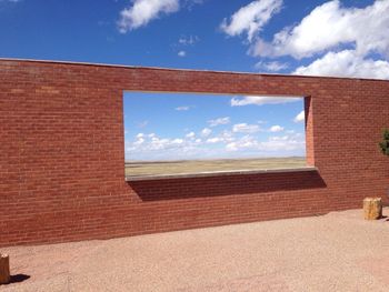 Low angle view of building against sky