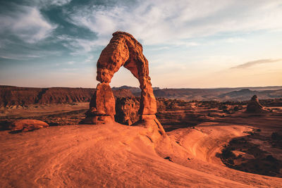 View of rock formation