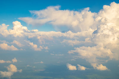 Low angle view of clouds in sky