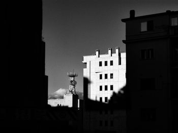 Low angle view of buildings against sky