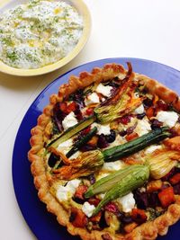 Close-up of served food