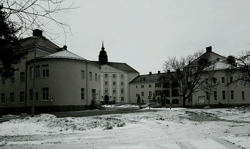 Houses against sky