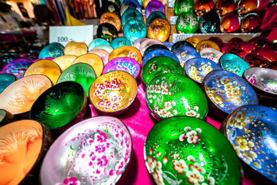 Full frame shot of multi colored candies