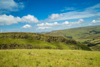 Scenic view of landscape against sky