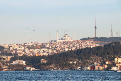 View of city at waterfront