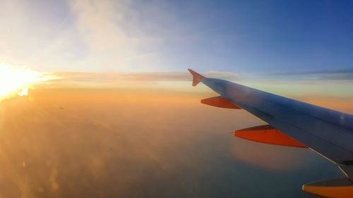 Aerial view of landscape against sky
