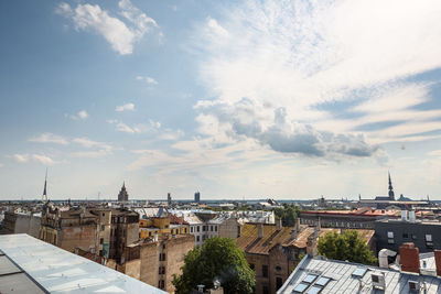 Cityscape against sky