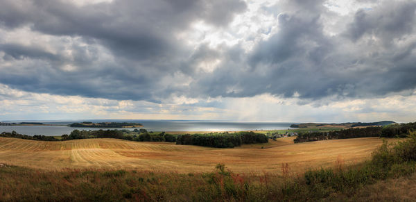 Scenic view of landscape against sky