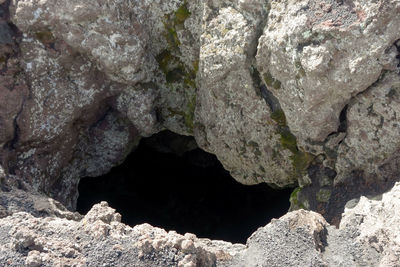 Close-up of rock formation