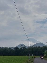 Scenic view of landscape against sky