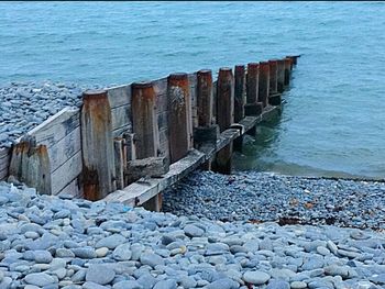 Pier on sea