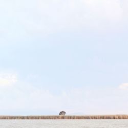 Idyllic shot of river against sky