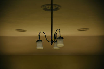 Close-up of electric lamp