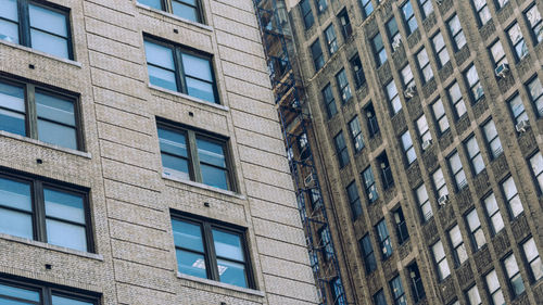 Low angle view of modern buildings