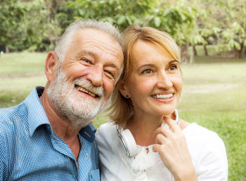 Portrait of a smiling couple