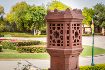 Close-up of statue