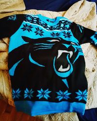 Close-up of blue wall