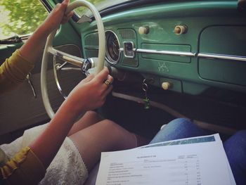 Cropped image of woman