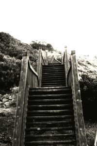 Low angle view of wooden structure