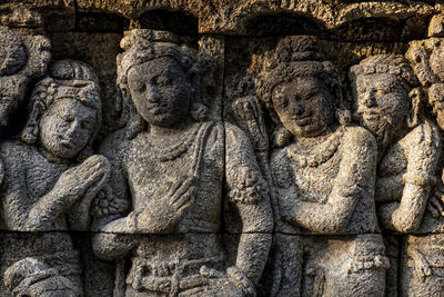 Sculpture of old buddha statue