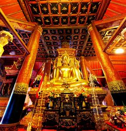 Low angle view of temple