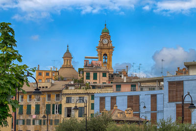 Buildings against sky