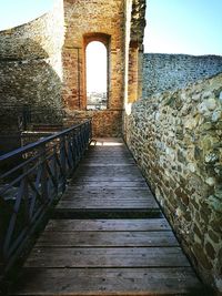 Low angle view of historical building