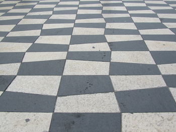 Full frame shot of zebra crossing